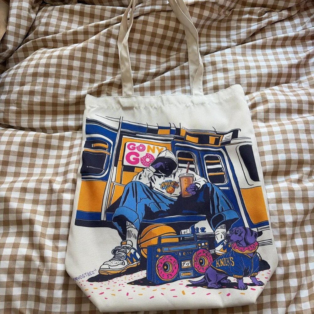 Dunkin Donuts Knicks basketball tote